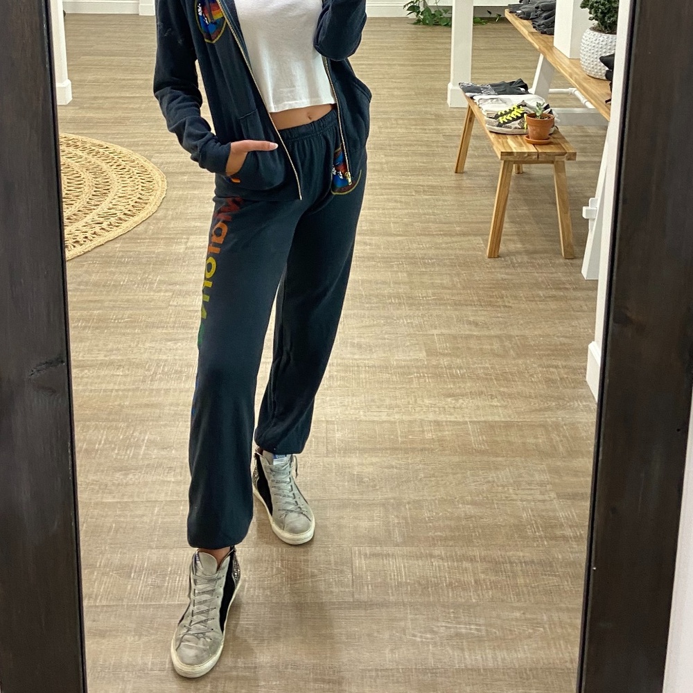 Aviator Nation Charcoal Logo Sweatpants